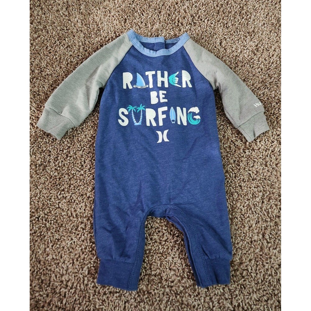 Hurley one piece outfit size 3 months